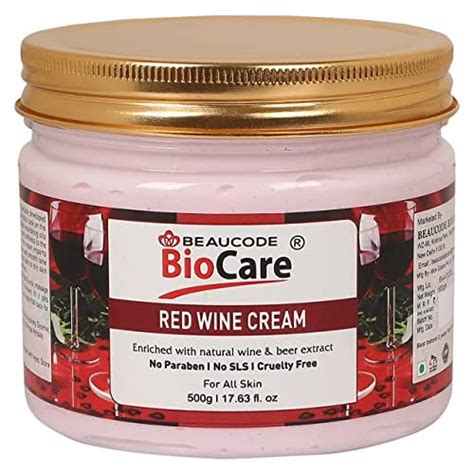 Beaucode BioCare Red Wine Face Cream 500Gm (Pack of 1) For Women & Men ...