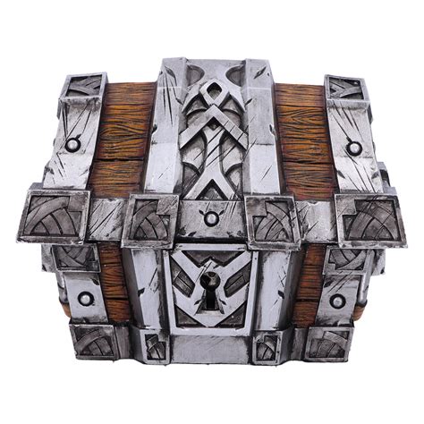 Nemesis Now World of Warcraft Silverbound Treasure Chest Box 10.5cm ...
