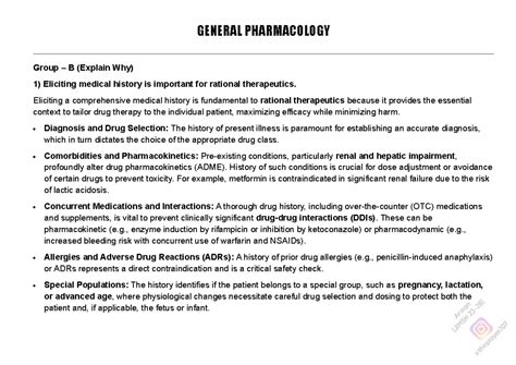 Pharmacology Explain Why: Key Concepts and Applications WBUHS - Studocu