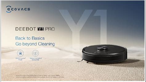 Introducing the ECOVACS DEEBOT Y1 PRO: Elevating Home Cleaning to New ...