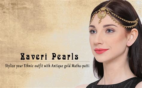 Zaveri Pearls Rajasthani Traditional Design Maangtika for Women ...