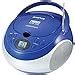 NAXA Electronics Portable MP3/CD Player with AM/FM Stereo Radio (Blue ...