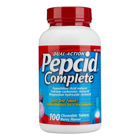Pepcid Complete Dual Action Chewable Tablets Berry Flavor (100 Count) – BabyLuck Retail