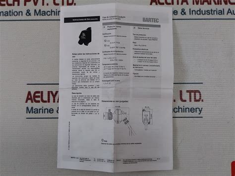 Bartec 05-0042-0050 Junction Box Ip66 – Aeliya Marine Tech