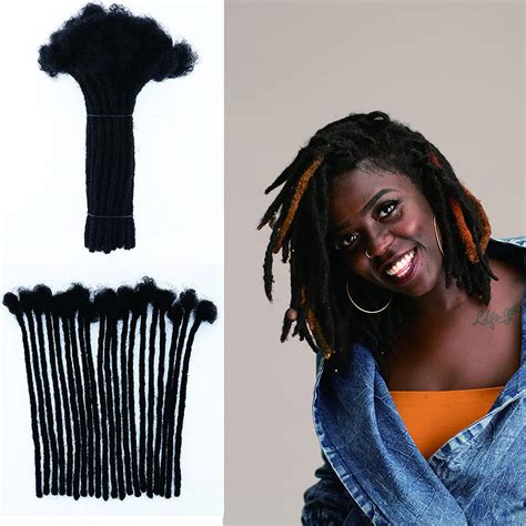 Buy Dreadlock Extension Human Hair - Locs Extensions Full Hand-made ...