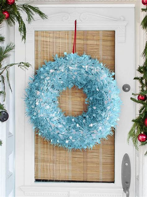 Buy | Christmas Decoration Wreath Wall Dcor Door Hanging | Tied Ribbons