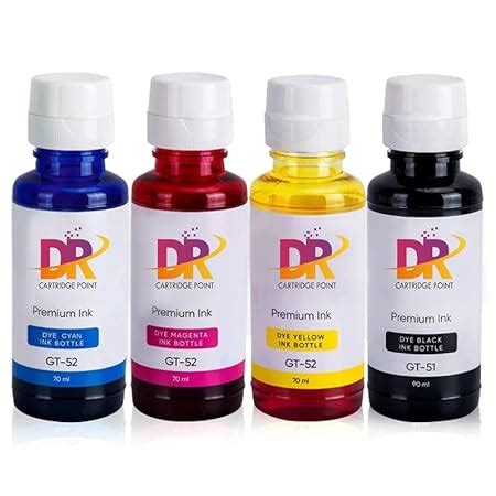 CARTRIDGE ZONE Refill Ink Compatible for GT51 GT52 Ink Bottle for Ink ...