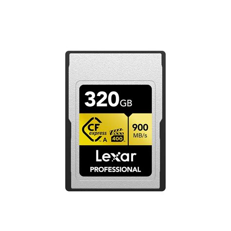 Lexar Professional 320GB CFexpress Type A Gold Series Memory Card, Up ...