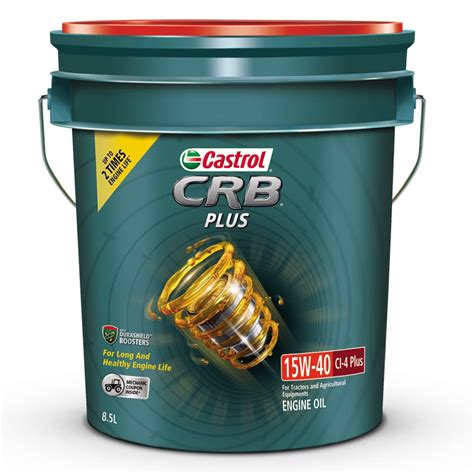 Castrol CRB PLUS 15W-40 CI-4 Plus Diesel Engine Oil for Tractors and ...