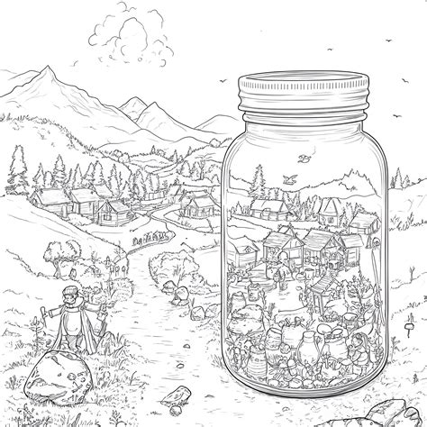 Best Life In A Jar Coloring Pages (Free Printable PDF)