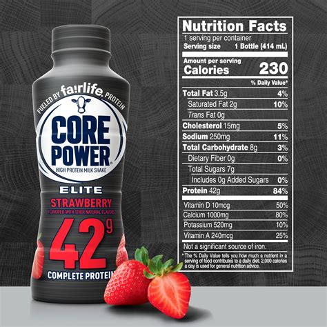 Core Power Elite High Protein Shake with 42g Protein by fairlife Milk ...