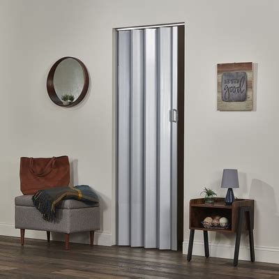 Spectrum Oakmont Silver PVC Accordion Folding Door India | Ubuy