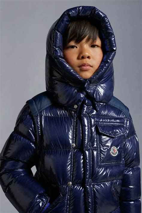 Blue Moncler Karakorum Short Down Jacket Enfant - Down Jackets & Vests ...