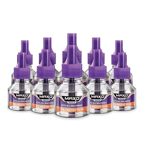 Maxo Genius Liquid Vaporizer Mosquito Repellant Refill 45ml Pack of 10 ...