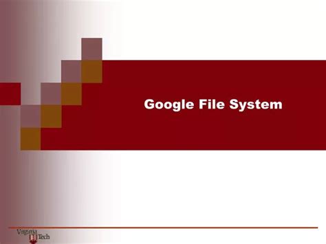 Google File System 的图像结果