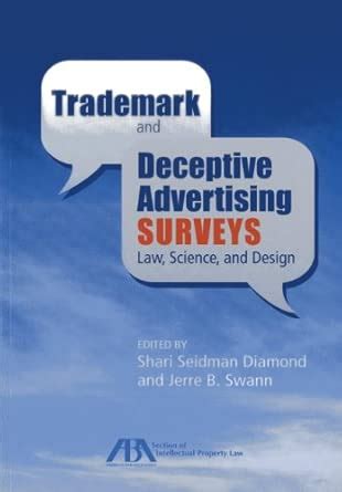 Buy Trademark and Deceptive Advertising Surveys: Law, Science, and ...
