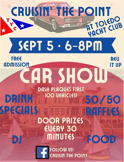 Cruisin’ the Point Car Show at the Toledo Yacht Club - OPEN TO THE ...