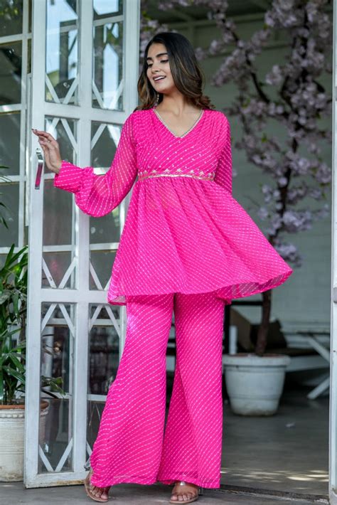 Ulfat Lehriya Co-Ord Set – Mirayaz