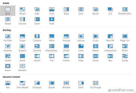 Image result for Transition Text On PowerPoint Slide