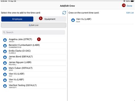 Image result for How to Work Time Card in Hcss App
