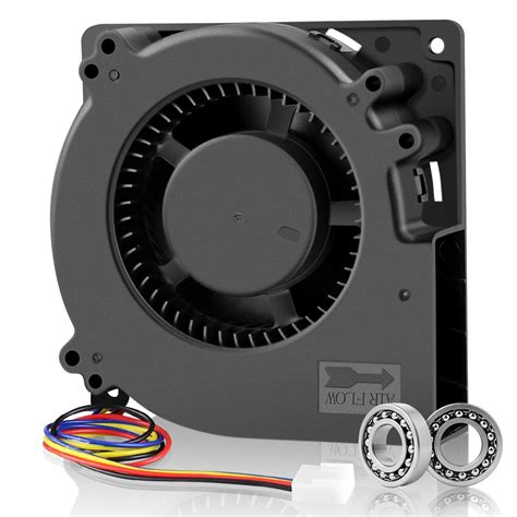 Wderair 120mm x 32mm Dual Ball DC Blower Centrifugal Fan 12V 4Pin PWM ...