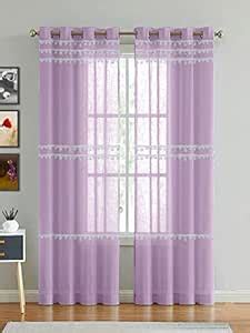 Buy HOMEMONDE Solid Sheer Texture Curtains 7 Feet Window Transparent ...