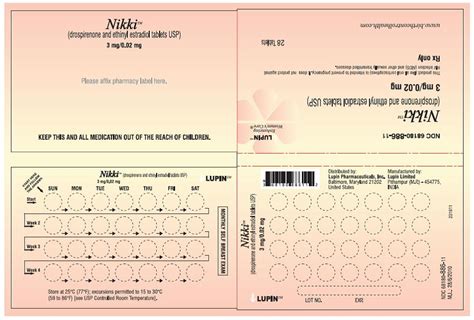Nikki - FDA prescribing information, side effects and uses
