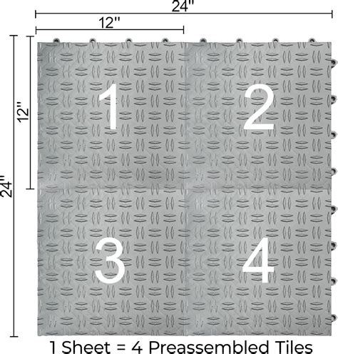 Durable Non-Slip Garage Flooring Tile 24 Pack - Nepal | Ubuy