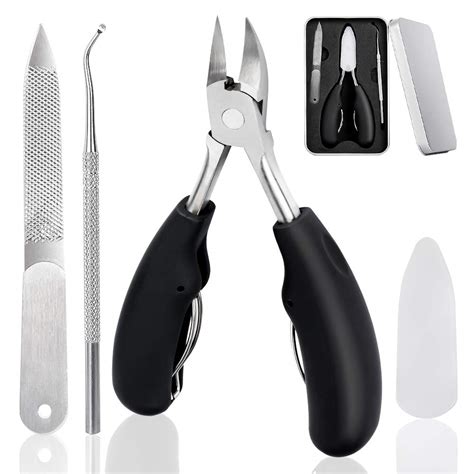 Buy Toe Nail Clippers Set, Sharp Toenail and Fingernail Clippers for ...