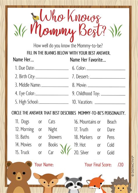 Baby Shower Games Ideas