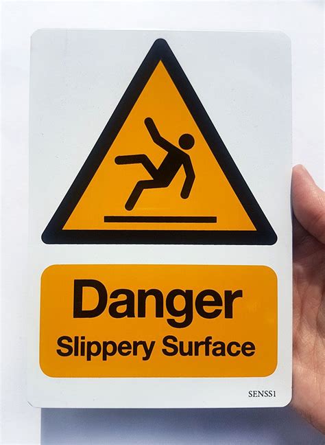 Image result for Danger Slippery Sign