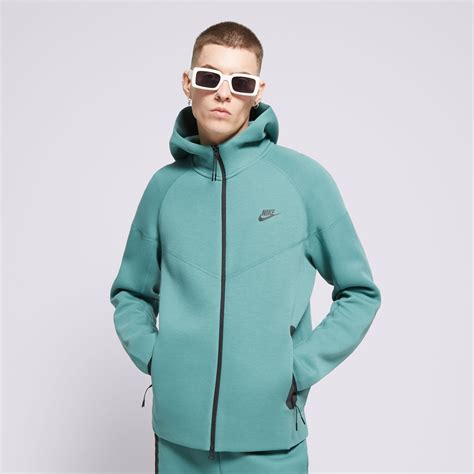 NIKE BLUZA ROZPINANA Z KAPTUREM TECH FLEECE FB7921-361 ZIELONY | Męskie ...