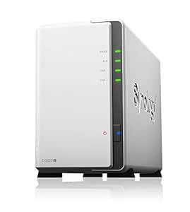 Synology DS220j NAS with 4TB (2x2TB SATA Hard Disk): Memory 512 MB DDR4 ...