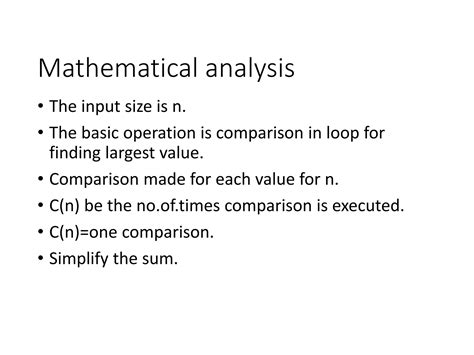 Mathematical Analysis of Non Recursive and Recursive Algorithm Gfg 的图像结果