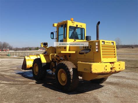 2000 Samsung Sl120 - 2 Wheel Loader Payloader Cummins Diesel Made By Volvo