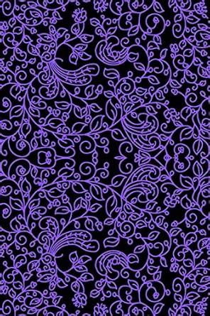 Buy Notebook: " purple vines and leaves " 6" X 9" 150 white pages with ...