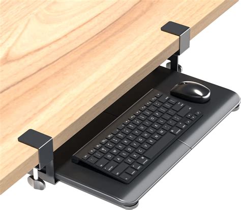 Small Computer Desk with Keyboard Tray 的图像结果
