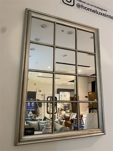 Antique Window Frame Mirror