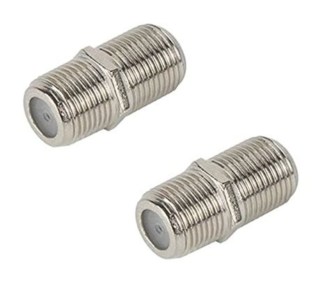 Sage (Pack of 2) RG6 Cable Jointer DTH Cable Connector Jointer RG6 ...
