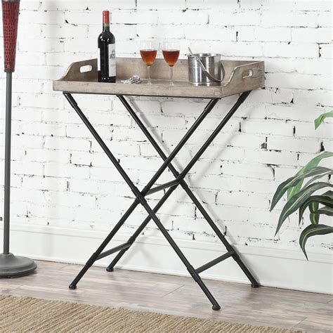 Convenience Concepts Wyoming Folding Serving Bar Table - Walmart.com