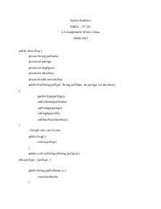 Rezultat imagine pentru 2 3 Assignment Write a Class