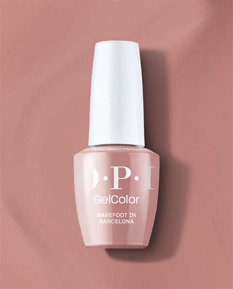 OPI®: Barefoot in Barcelona - Pink-Y Brown Nude Gel Nail Polish