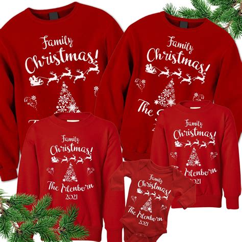 Matching Family Christmas Outfits. Matching Christmas 2023 Sweatshirt ...