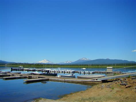 Central Oregon: North Twin Lake, Twin Lakes Resort and Crane Prairie Resort
