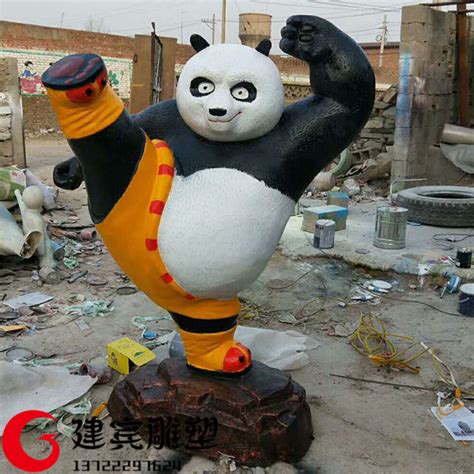 国风熊猫展 熊猫玻璃钢雕塑 景观雕塑 活动暖场道具_星图美陈-站酷ZCOOL