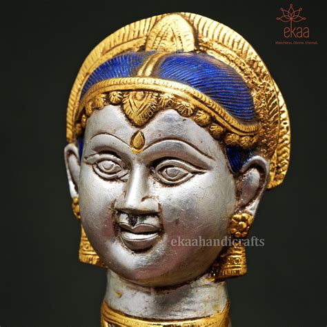Brass Goddess Parvati Statue Home Decor – Ekaa Handicrafts