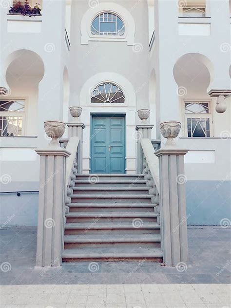 Front of classic building stock photo. Image of telaviv - 263458856