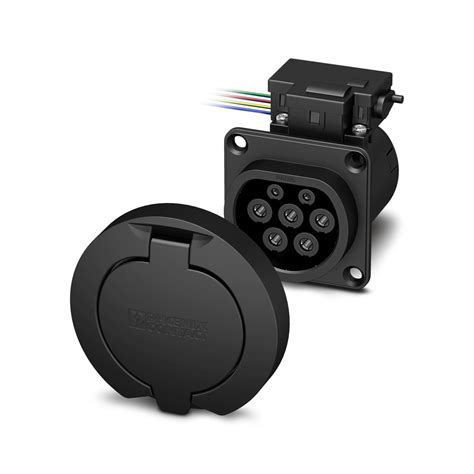 EV-T2M3SO12-4P-R-B-SET - Infrastructure charging socket - 1532126 ...
