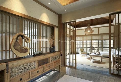 竹制装饰中式家装效果图-中国木业网
