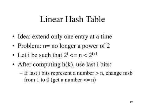 Image result for Linear Hash Tables